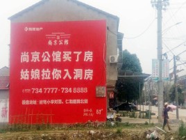  将乐墙体广告在乡镇、农村市场的媒体优势