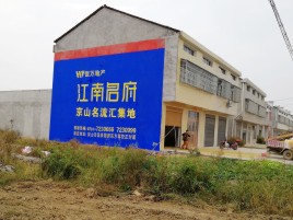  将乐农村墙体广告在不同形式上面展现的不同特色