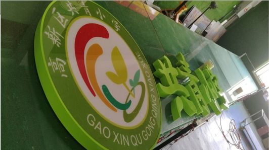  将乐常见的发光字类型