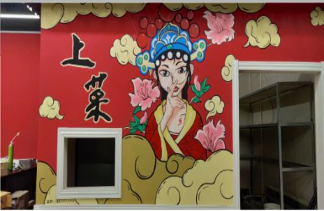  将乐墙体彩绘的发展和应用