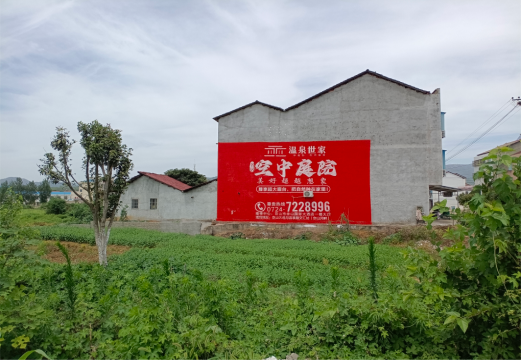  将乐做墙体广告的意义