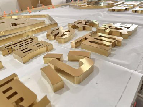  将乐拉丝不锈钢字的特点。